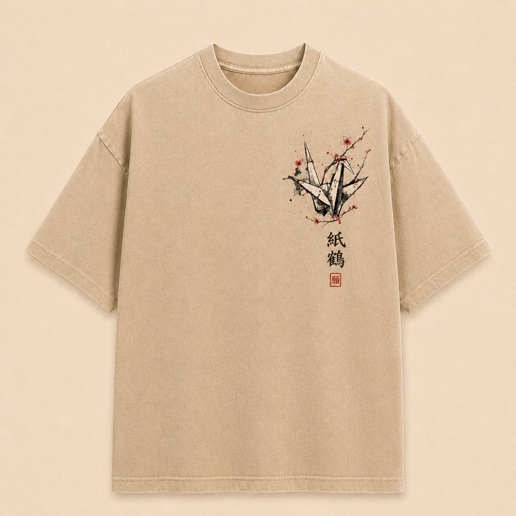 FitAF Origami Crane Streetwear Tee