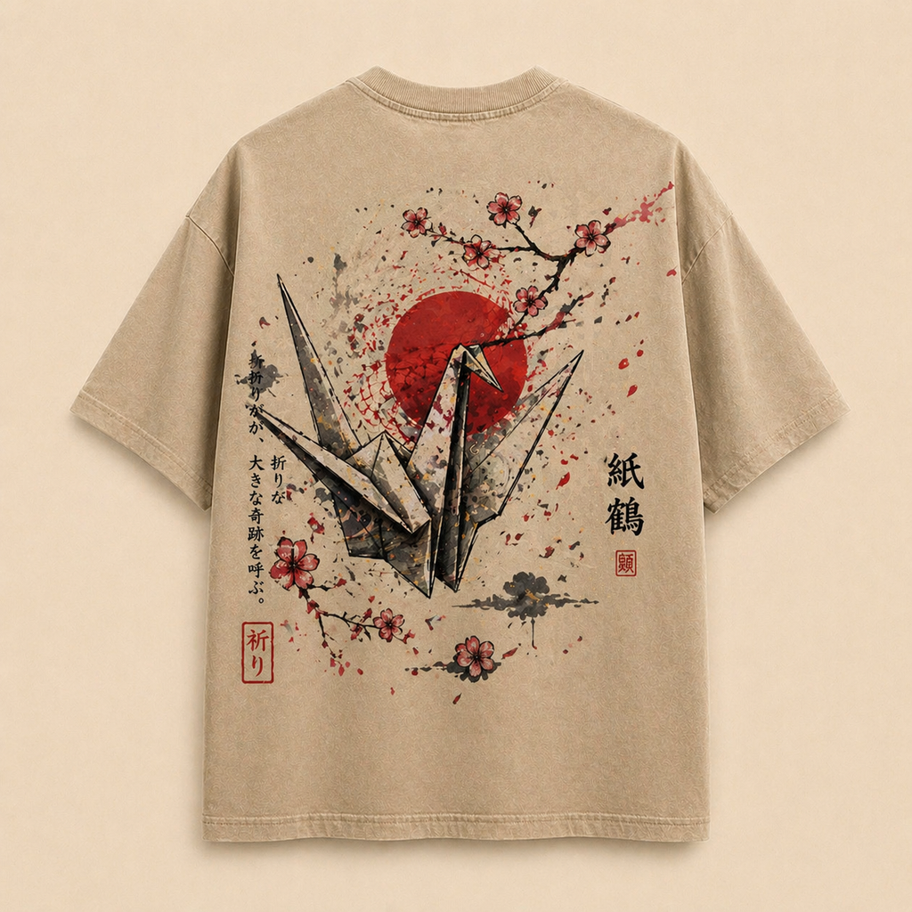 FitAF Origami Crane Streetwear Tee